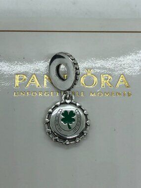 ✨🔥Pandora Ireland Exclusive Country Irish Dangle Clover Horseshoe Charm